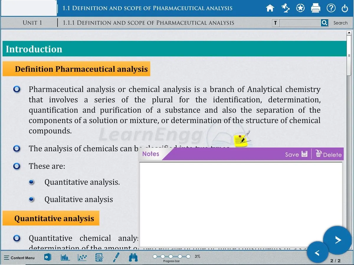 Learn Pharma platform feature screenshot 1